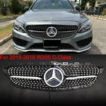Front Bumper Grille W/led Star For Mercedes Benz W205 C300 C250 2015-2018. Fixed Price $85.99.