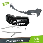 Front Upper Bumper Cover + Grille Chrome Black For Chevrolet Equinox 2022-2023. Fixed Price $146.94.