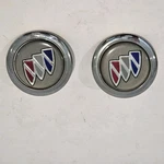 Pair Of 2003 Buick Lesabre Side Emblems Tri-shield Logo Blue Silver Red. Fixed Price $19.99.