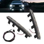 Radiator Grille Led Light Fits For 2019-2024 Dodge Ram 1500 White Smoked. Fixed Price $85.80.