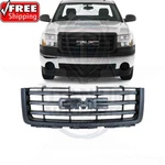 New Front Grille Assembly Black For 2007-2013 Gmc Sierra 1500 Pickup GM1200583. Fixed Price $147.98.