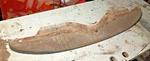 1946 47 48 Chevy Fleetline, All Cars Front Bumper Filler Pan Gravel Shield. Fixed Price $125.00.