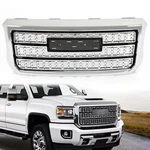 Chrome Front Grille Abs W/ Snap For Gmc Sierra 2500HD 3500HD 2015-2019. Fixed Price $169.00.