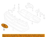 Ford Oem 15-23 Edge Front Bumper Grille Components-emblem JT4Z8213A. Fixed Price $93.98.