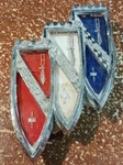 Used Oem 65 Buick Lesabre Invicta Tri Shield Badge Grille (219). Fixed Price $74.95.