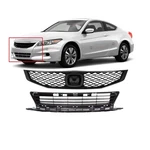 Front Grilles Kit For 2009-2011 Honda Civic Coupe 1121SVAA50 71107SVAA50. Fixed Price $142.44.