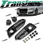For 2015-2017 Audi S8 Front Left+right Fog Light Covers Black 4H0-807-679-AB-3FZ. Fixed Price $119.99.
