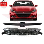 New Front Bumper Grille Panel W/ Molding Trim Set 2PC Fits 2013- 2016 Dodge Dart. Fixed Price $175.33.