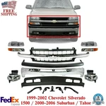 Front Bumper Kit For 1999-2002 Chevrolet Silverado 1500 /2000-06 Suburban /tahoe. Fixed Price $794.06.