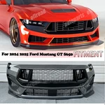Complete Front Bumper Cover Upper Lower Grille Set 2024 2025 Ford Mustang Gt. Fixed Price $795.60.