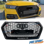For Audi 2018-2020 Glossy Black Honeycomb Front Bumper Grille RSQ5 Style. Fixed Price $289.00.