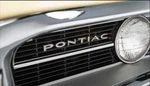 1967-69 Firebird; "pontiac" Front Grill Emblem; With Hardware; Gm Licensed; Oer. Fixed Price $47.99.