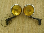 1937 1938 Gm Guide Factory Accessory Amber 11/16" Fog Lights Cord Chevy Buick. Fixed Price $1195.00.