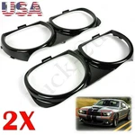 Driver & Passenger Front Grille Headlight Bezel Trim For Dodge Challenger 15-21. Fixed Price $14.49.