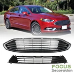 Ford Fusion 2017-2018 Front Bumper Upper&lower Grille Chrome Assembly. Fixed Price $70.81.