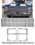 Front Grille & Headlamp Set For 1983-1984 Chevy C10 Suburban Blazer Jimmy. Fixed Price $151.29.