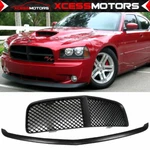 Fits 06-10 Dodge Charger Front Bumper Lip + Unpainted Black Mesh Grille. Fixed Price $867.00.