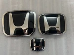 Honda Accord Sedan 2008-2013 3PCS Black Chrome Front Rear Steering Badge Emblem. Fixed Price $37.12.