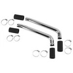 1942-1948 Flathead 59A Ford V8 Chrome Radiator Hose Kit, 3-PLY Connectors. Fixed Price $83.99.