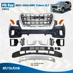 Front Bumper Cover Grille Assembly For 2021-2024 Gmc Yukon / Xl Slt 14 Pcs. Fixed Price $505.99.