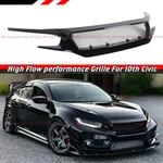 16-21 Honda Civic 10TH Glossy Black High Flow Performance Front Grille. Fixed Price $99.95.