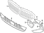 Genuine Bmw Lower Grille 51-11-8-085-446. Fixed Price $211.65.