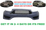 2015-2017 Ford Focus Front Bumper With Grills And Fog Light Cover. Fixed Price $244.35.