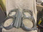 Used Ford C9OB-13064-D 1969 Fairlane Tornio Headlight Chrome Bezels Lh & Rh Pair. Fixed Price $145.00.