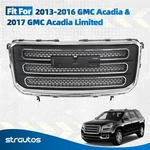 Front Bumper Grille For 2013-2016 Gmc Acadia Slt Chrome Shell Upper. Fixed Price $152.90.