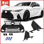 Front Grille W/ Camera Hole 53112-53470 For 2021-2022 Lexus IS300 IS350 F-sport. Fixed Price $219.00.