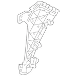 Genuine Audi Bumper Cover Bracket 4L0-807-283-B. Fixed Price $43.50.