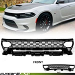 For 2020-2023 Dodge Charger Widebody Srt Front Black Grille Upper Bumper. Fixed Price $76.00.