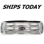 New Front Grille 1999-2004 Ford F-250 F-350 F-450 F-550 Super Duty. Fixed Price $122.59.