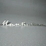 Vintage 1950S Kaiser Manhattan Emblem Script Oem. Fixed Price $69.99.