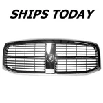 New Chrome & Black Grille For 2006-2008 Ram 1500 2006-2009 2500 Ships Today. Fixed Price $123.28.