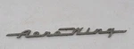 Vintage Used 1952 Willys Aero Wing Trunk Emblem Script Oem 680380 Badge Part. Fixed Price $54.95.