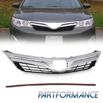 Front Bumper Chrome & Dark Gray Mesh Grille For 12-14 Toyota Camry Xle. Fixed Price $47.89.
