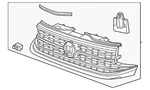 Genuine Volkswagen Grille Assembly 3CN-853-651-AC-LDB. Fixed Price $262.89.