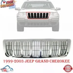 Grille Assembly Chrome Shell & Black Insert For 1999-2003 Jeep Grand Cherokee. Fixed Price $83.20.