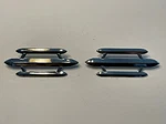 Pair Vw Volkswagen Bug Beetle Chromed Die Cast Fender Horn GRILLE1946-1967. Fixed Price $60.20.