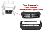 New Fits 2014-2018 Promaster Front Bumper Upper Grille Center Cover 1500-2500. Fixed Price $226.75.