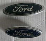 Set Of Original Ford Badge Emblems (F75B-15402A16-A/587B-8C020-BA). Fixed Price $43.90.
