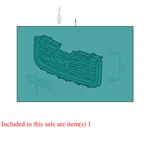 2007-2012 Gmc Sierra 1500 Front Grille Used 22918541 Oem. Fixed Price $179.99.