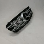 Oem Grille For Mercedes Glc-class Chrm Blk-text Upper W-emblem Pitted. Fixed Price $344.99.
