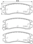 Mintex MDB1825 Rear Brake Pad Set Fits Buick Cadillac Chevrolet Mega Oldsmobile. Fixed Price $41.68.