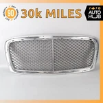 12-18 Bentley Continental Gtc Hood Radiator Mesh Grille Chrome Oem 30K. Fixed Price $1340.23.