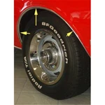 Reproduction Wheelwell Trim Moldings, 67-68 Camaro& Firebird Kit. Fixed Price $113.99.