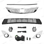 For Camry 2012-2014 Xle Fog Light Kit+ Upper Grille W/ Rubber Seal Lower Mesh. Fixed Price $99.91.