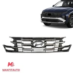 For Hyundai Tucson 2025 Front Grille Black Chrome W/o Camera Hole 86350N9HB0TRC. Fixed Price $489.99.