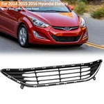 Front Lower Bumper Grille W/ Chrome Molding For Hyundai Elantra 2014-2016. Fixed Price $31.00.